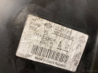 Škoda Fabia II. levé přední světlo H4 - 4