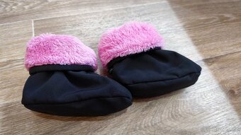 Capáčky do kočárku zateplené dívčí - 4