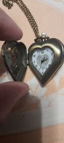 Kapesní hodinky tvar srdce - 4
