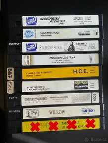 VHS KAZETY - AKČNÍ FILMY - POZRI DETAILNÉ FOTO - 4