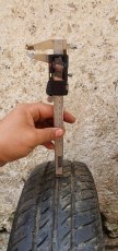 Plechové disky 13", 4x108 s letními pneu 155/70/13 - pošlu - 4