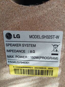 Pasivní subwoofer LG 150 W - 4