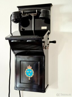 Starožitný telefon L.M.ERICSSON AC-140, rok 1933 - 4