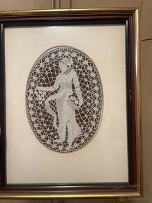 Prodám háčkovaný obraz - 4