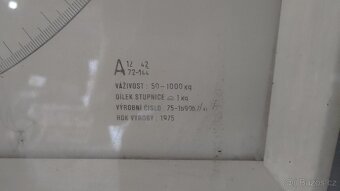 Mechanická plošinová váha Transporta Úpice – 1000 kg - 4