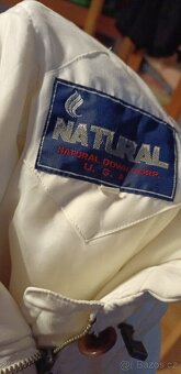 Dámská zimní parka krémová bunda 52/54 - 4