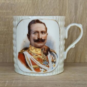 WW1- PORCELANOVÝ HRNEK - FRANZ JOSEF - 5 KUSŮ - 4