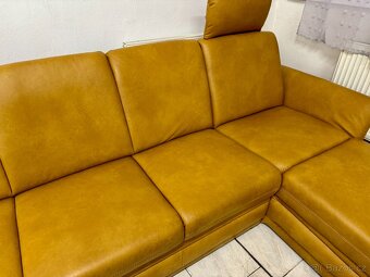 Sedací souprava rohová - kožená - 4