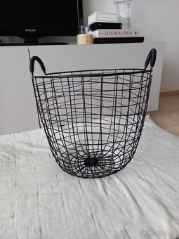 Velký drátěný kovový koš H&M HOME - 4
