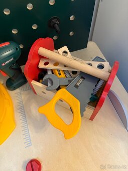 Dětský dřevěný ponk s nářadím - 4