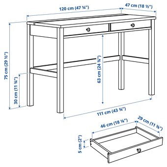 Stul IKEA Hemnes 2 zasuvky - 4