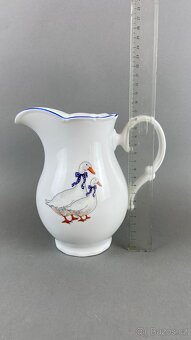Konvička husy, porcelán Moritz Zdekauer, - 4