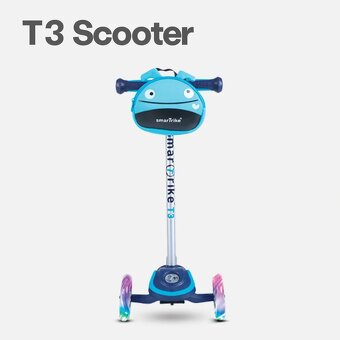 Smart Trike Koloběžka Scooter T3 modrá NOVÁ - 4