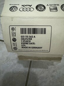 Olejový filtr 1.9 TDI, 2.0 TDI Škoda Octavia 2 021 115 562 A - 4
