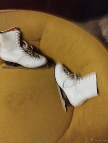 Botas brusle bílé kožené 25 c 38 - 4