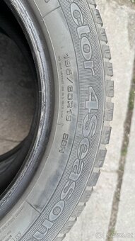 2x celoroční pneu GoodYear 195/60 R16 89H Vzorek 5-6 mm - 4