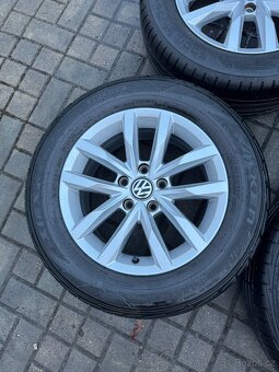 ORIGINÁL Alu Volkswagen Sepang R16, 5x112 - LETNÍ PNEU - 4