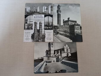 Staré pohlednice - Řím, Paříž, Neapol, Assisi, Bologna... - 4