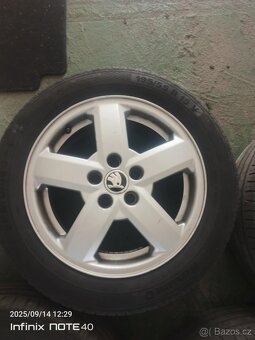 ALU 5x100 R15 letní pneu - 4