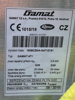 plynová kamna GAMAT 471 - 4