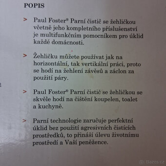 Parní čistič se žehličkou + příslušenství - 4