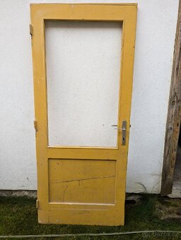 Dřevěné dveře 90 levé - 4