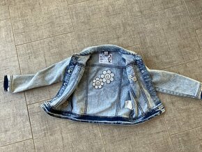 Dívčí bunda jeans - 4