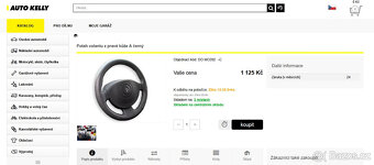 Volant Škoda Octavia 2-nové obšití pravou kůží - 4