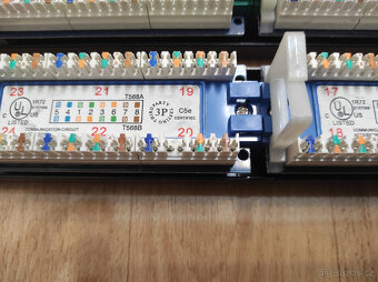 Patch panel Lynx 24port 1U 19" cat5e - 4