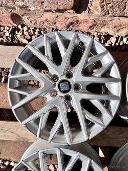 5x100 R16 originál alu disky Seat Ibiza - TOP STAV - 4