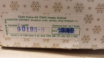 Vánoční ozdoby sada 6ks - 4