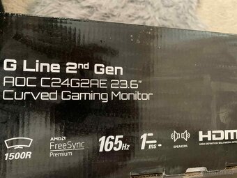 24" AOC C24G2AE Gaming - Monitor - 4