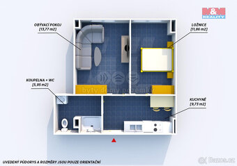 Pronájem bytu 2+kk, 41 m², Strašice - 4