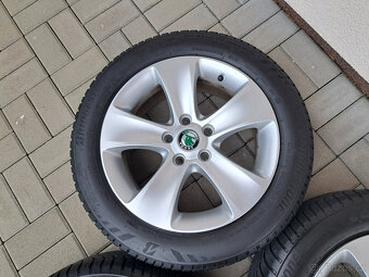 Alu kola Škoda Yeti, Octavia Moon 16" 5x112 + pneu 205/55/1 - 4