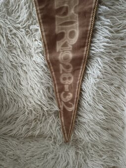 HISTOR. SAMETOVÁ VLAJKA TO HAMR 1928-1932. RARITA. - 4