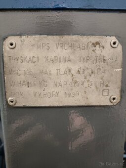 PÍSKOVACÍ, TRYSKACÍ KABINA TKB 3 + FILTRACE POC 6 - 4