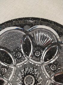 Křišťálový broušený talíř - 4