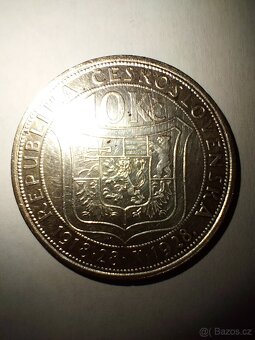10 Kč 1928 T. G. Masaryk (stříbro) - 4