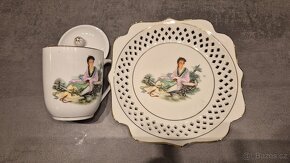 Talíř a hrnek s japonským motivem - 4