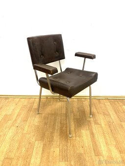 Retro židle 70. léta chrom - 4