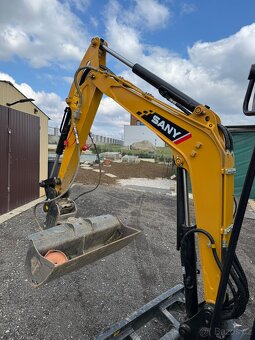 Prodám pásové minirypadlo SANY SY18C - 4