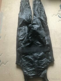 Pánské motorkářské kožené kalhoty Jofama-104 - 4