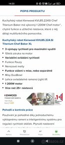 Kuchyňský robot KENWOOD TITANIUM CHEF BAKER XL

 - 4