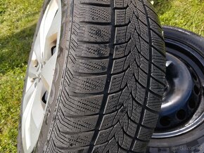 Disky(plech), poklice, zimní pneu 205/55R16 91H, čidla tlaku - 4