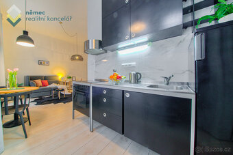 Pronájem, stylový byt 1+kk, 33 m² + balkon 2 m², Praha 1 - N - 4
