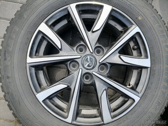 Mazda 3,CX-3 nebo CX-30 original alu kola jako nový215/60R16 - 4
