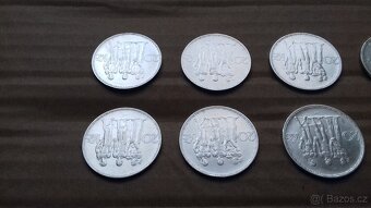 Stříbrné ČSR koruny 50x 10 Kčs a 8x 20 Kčs Ag 700/1000 - 4
