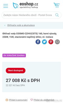 Nový bojler 160L smaltovaný - 4