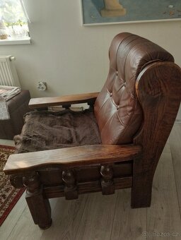 Prodám rustikální sedací soupravu - 4