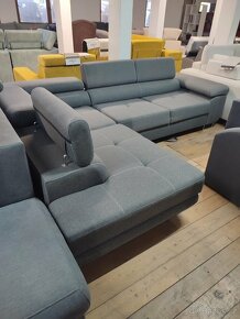 TOTÁLNÍ VÝPRODEJrohová sedací souprava - 4
